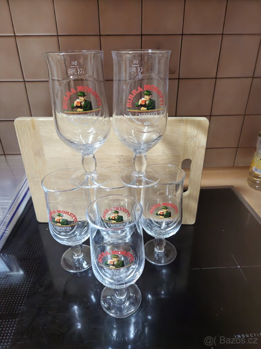 pivni sklenice BIRRA MORETTI 0,4l cejch