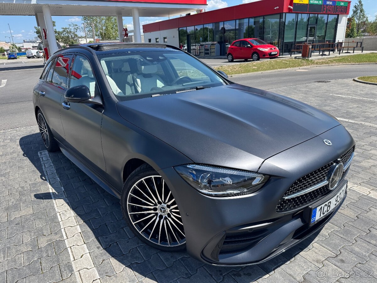 C220d 4matic BLACK MAGNA 2024, ZÁRUKA 7/26, 20TKM, 1.maj, ČR