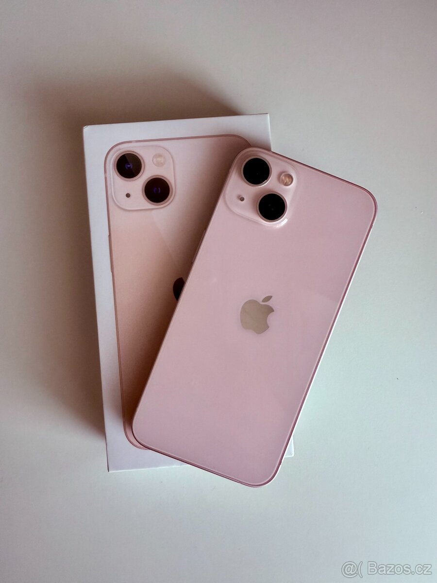 Prodám iPhone 13 128 GB | Růžový | Dobrý stav