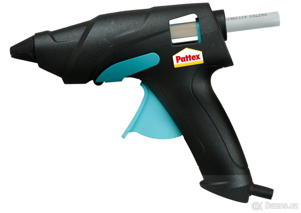 Tavná pistole PATTEX (70W) + 4 originální tyčinky jako nová
