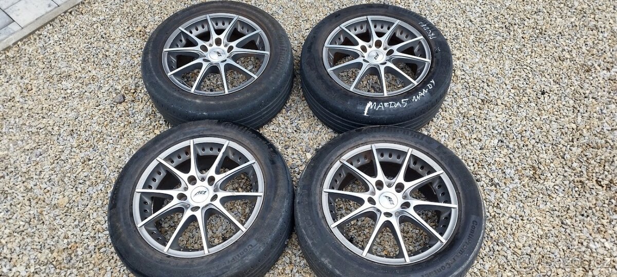 Alu sada kol AEZ dvoubarevné 5x114,3 střed 67,1mm