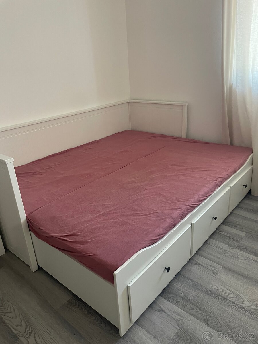 Postel HEMNES + 2 matrace – IKEA