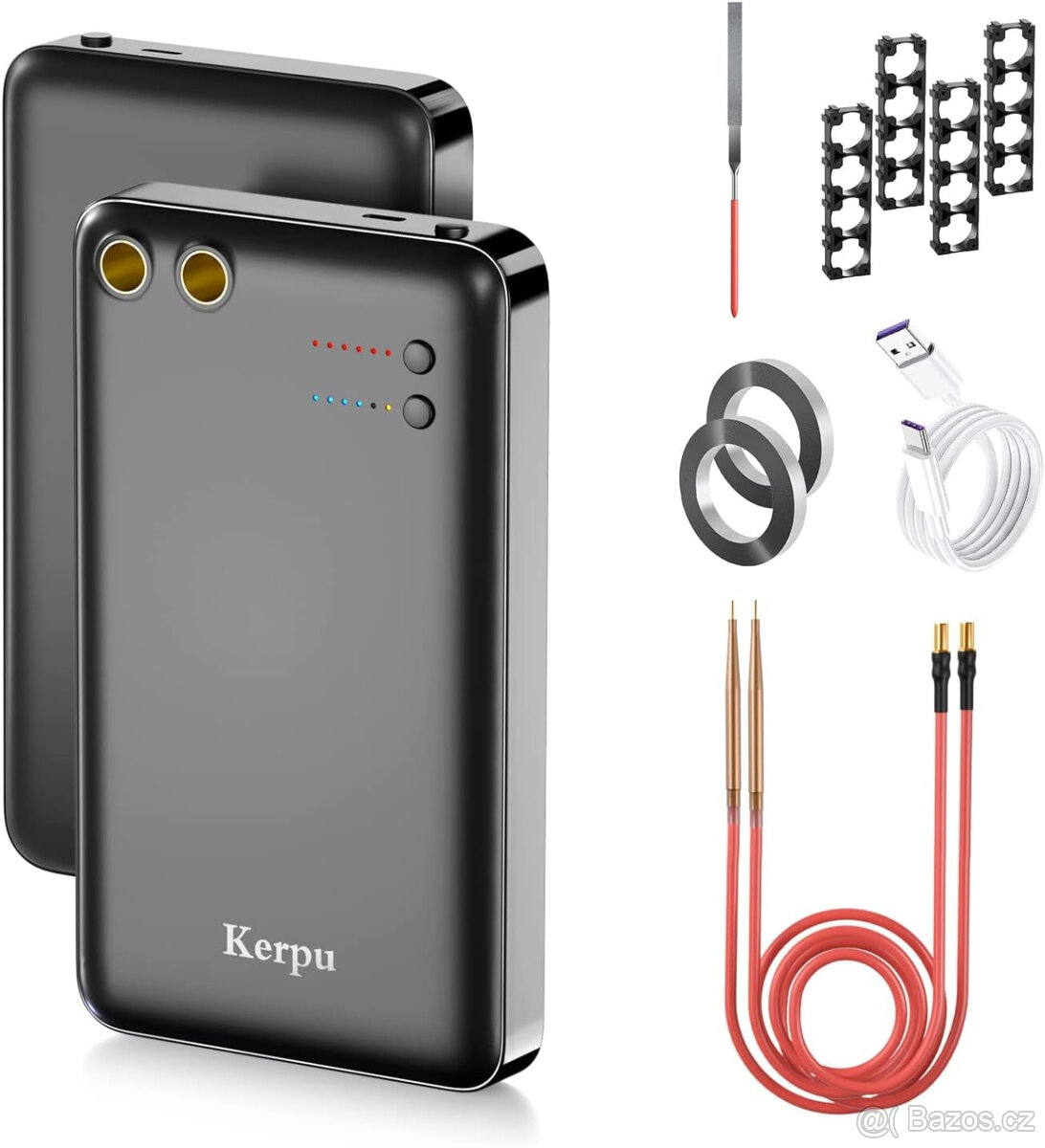 Mini přenosná aku bodová svářečka Kerpu 5000mAh