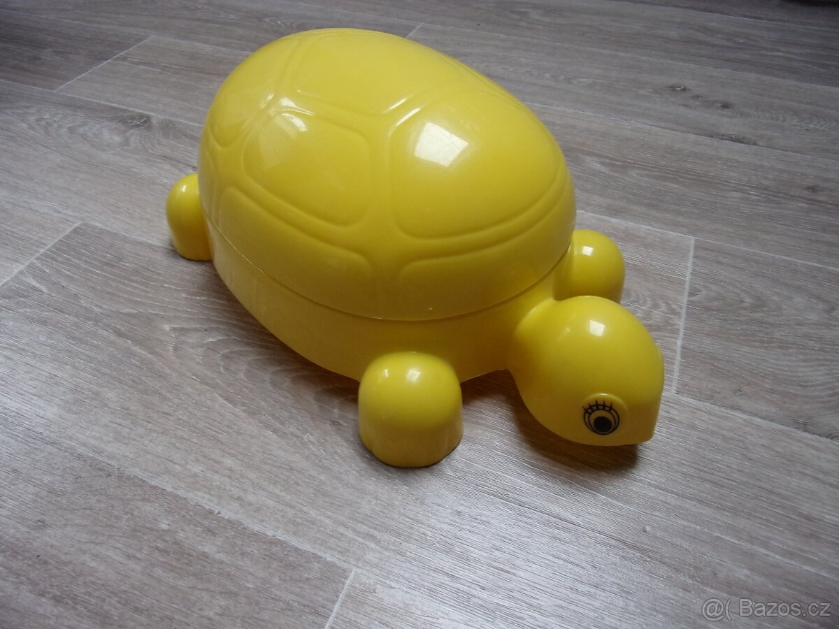 Nočník dětský, nočník dětský "ŽELVA" žlutá barva