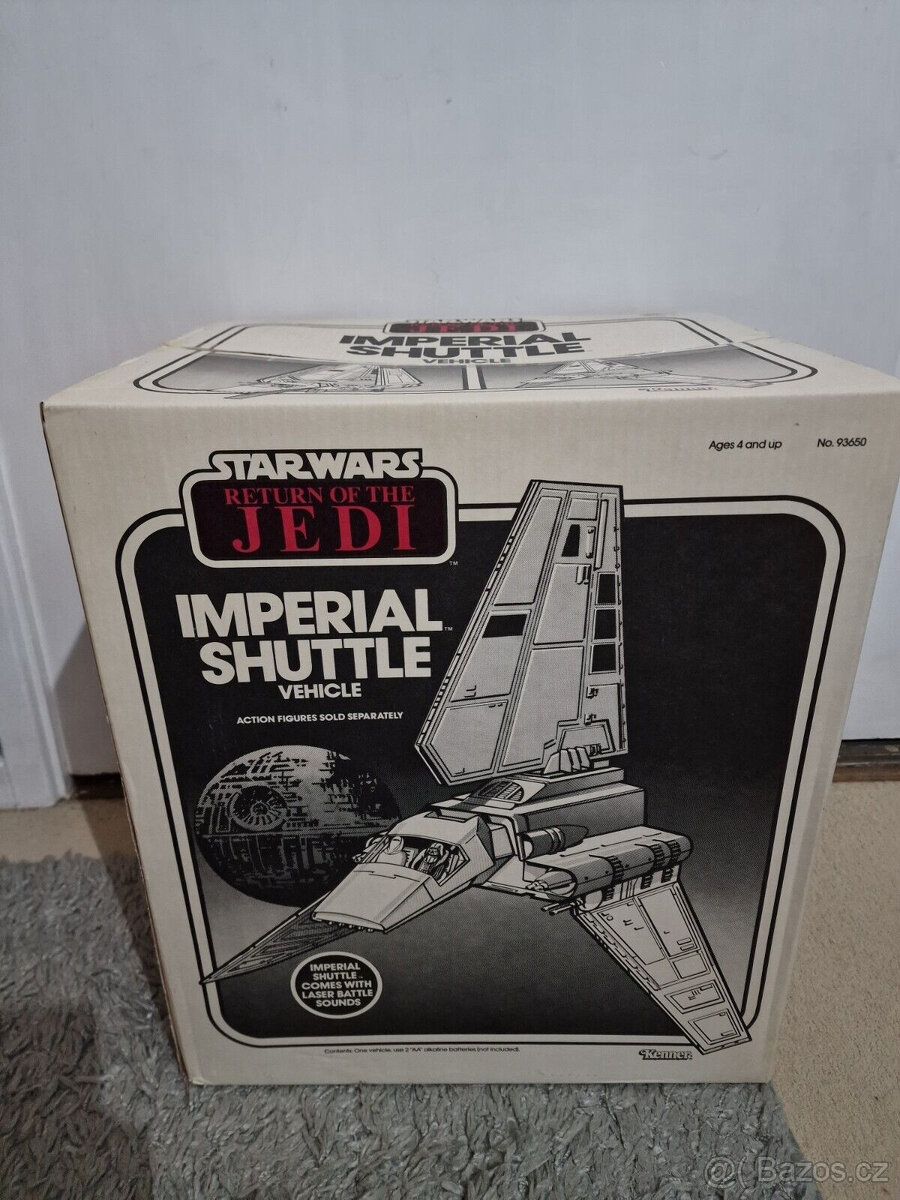 Vintage Star Wars Imperial Shuttle v krabici (s nepoužitým o