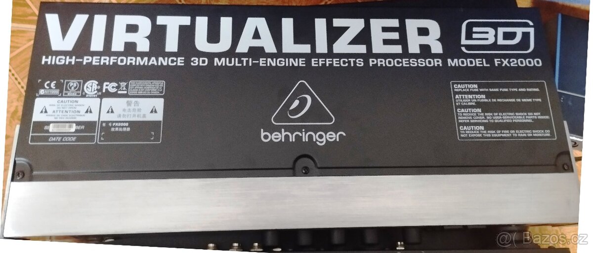 VIRTUALIZER BEHRINGER PROCESOR FX2000