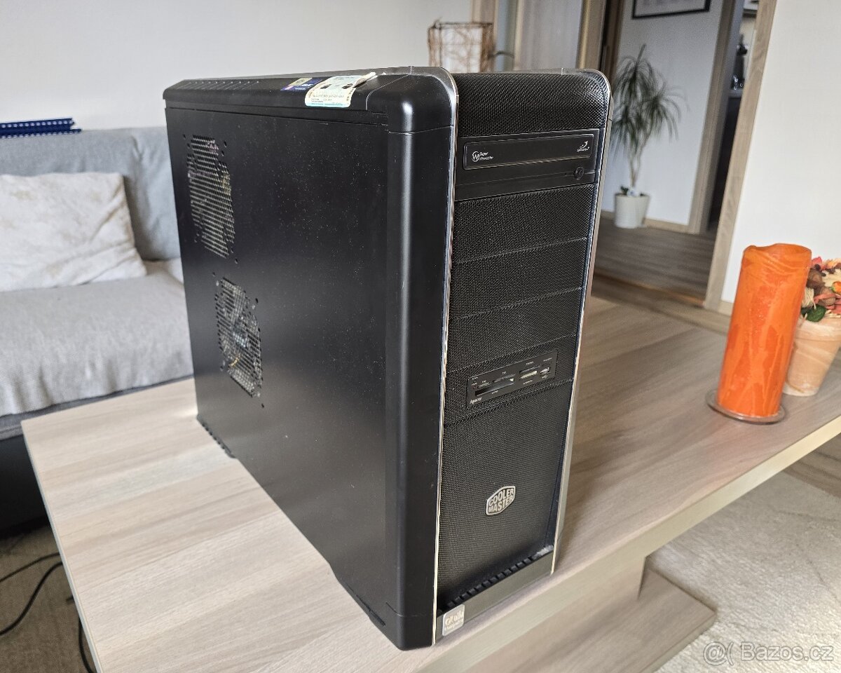 Cooler Master Herní PC SSD+HDD, 16Gb ram, HD 7850, W10 Pro