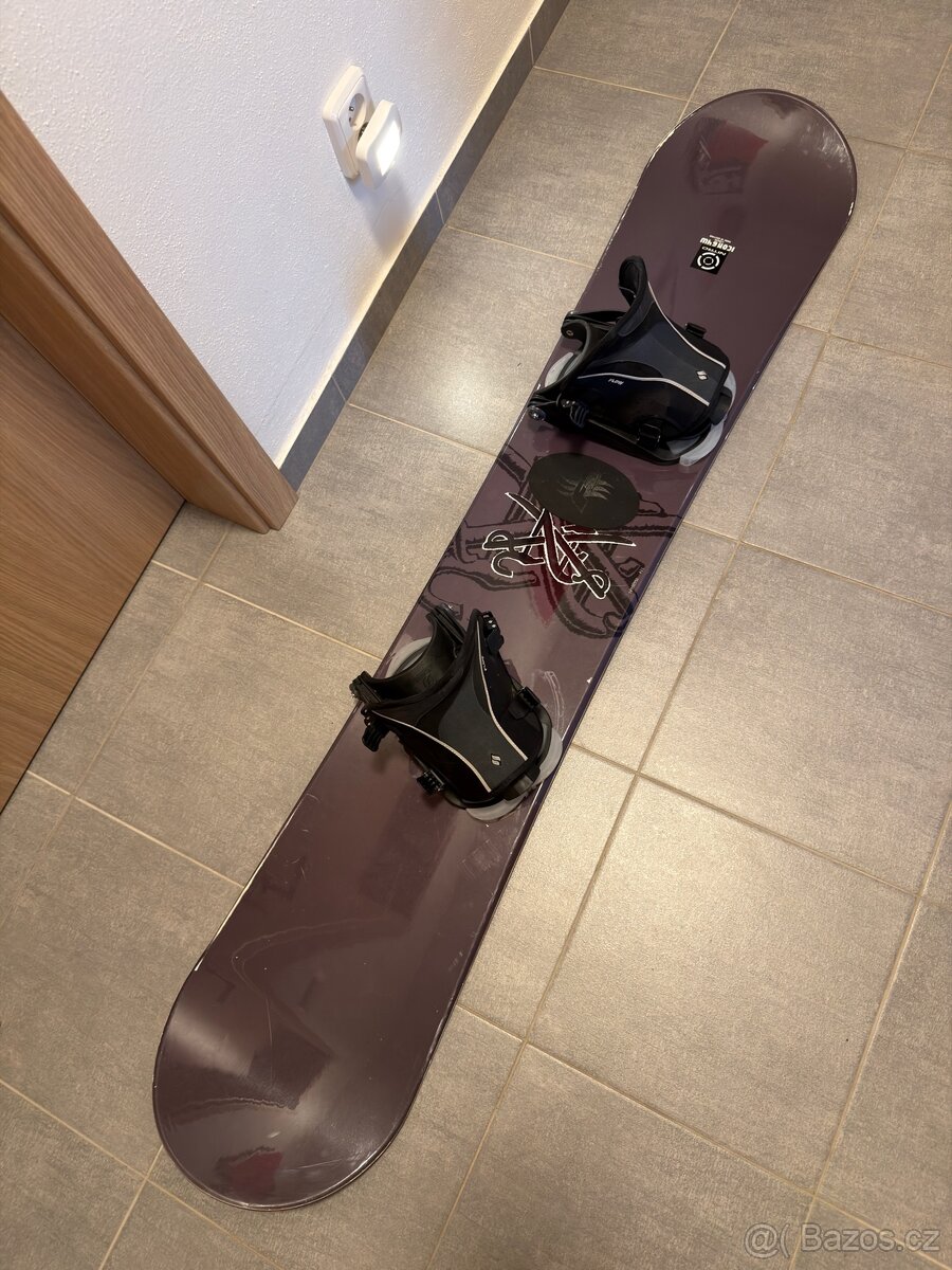 Snowboard NITRO+vázání+vak