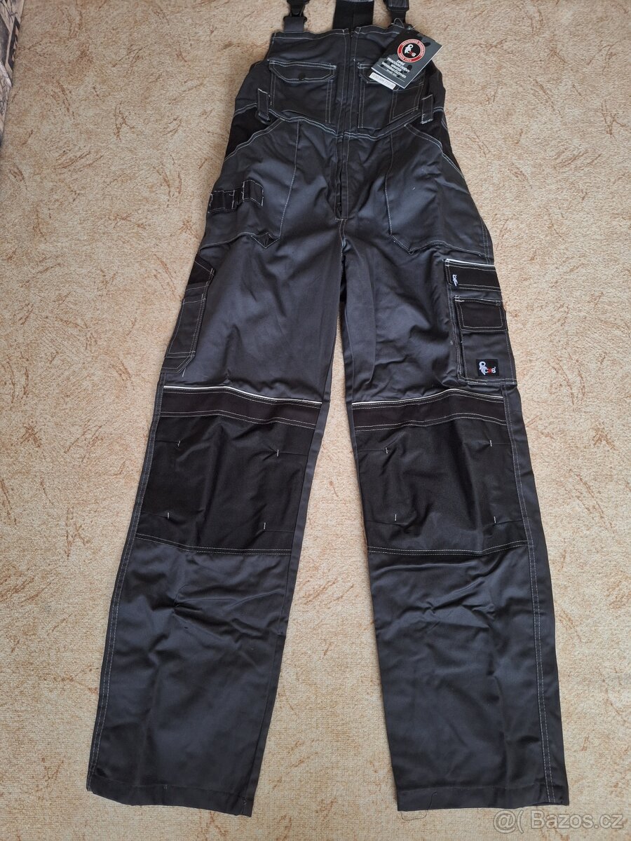 Pracovní pánské kalhoty s laclem