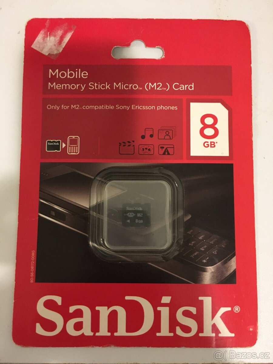 Memorystick M2 micro 8GB nový