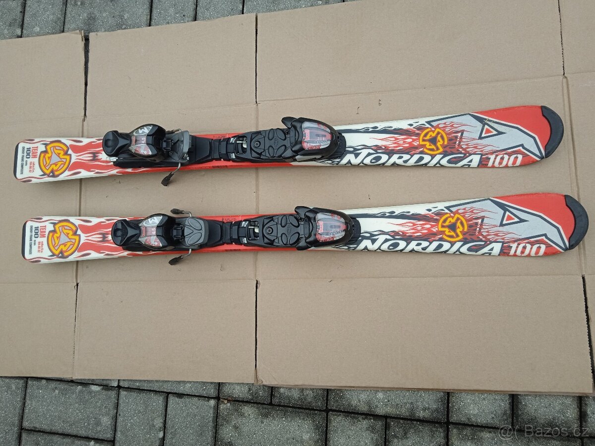 Lyže Nordica - 100 cm.