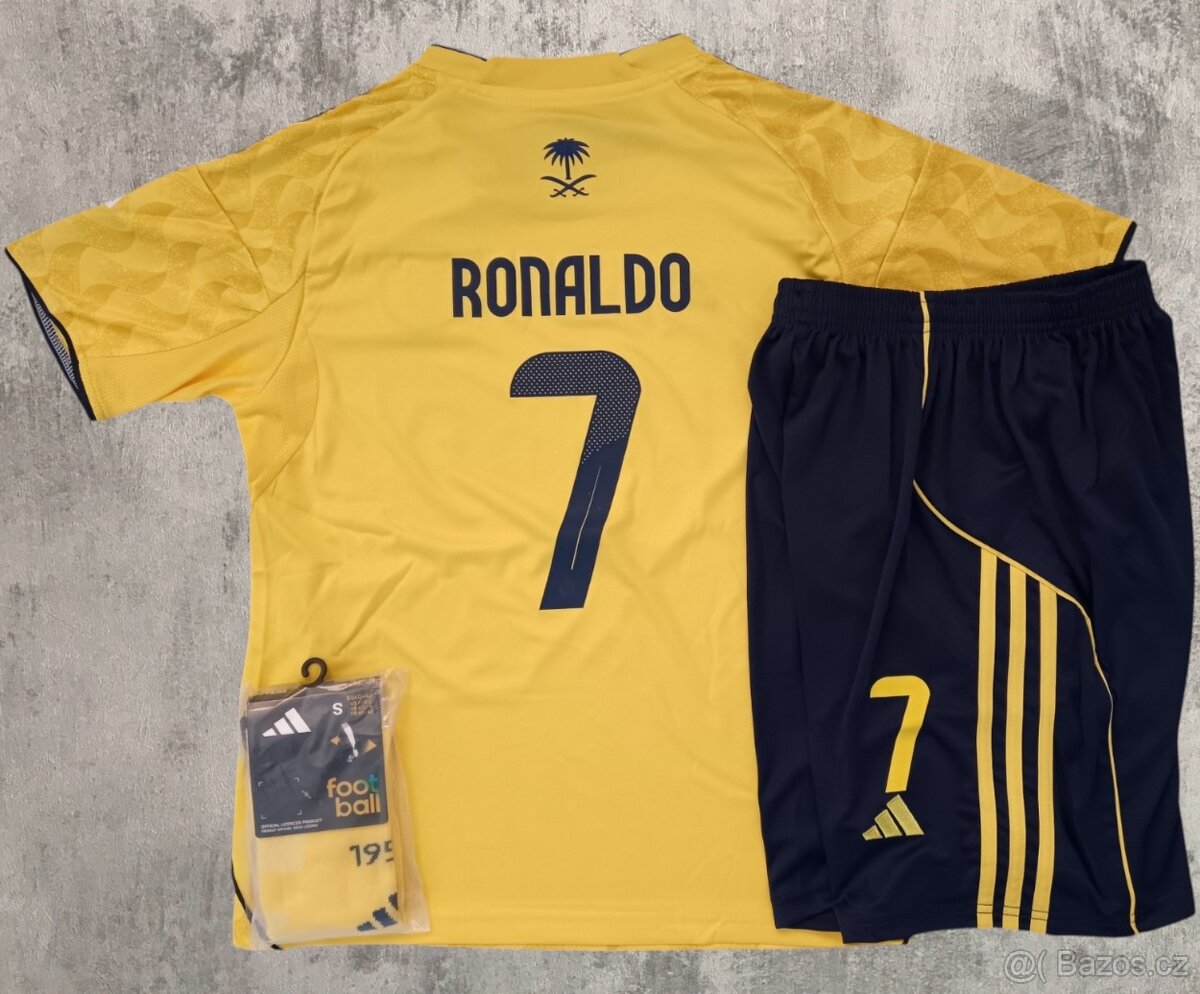 dres Cristiano Ronaldo Al-Nassr FC žlutá edice