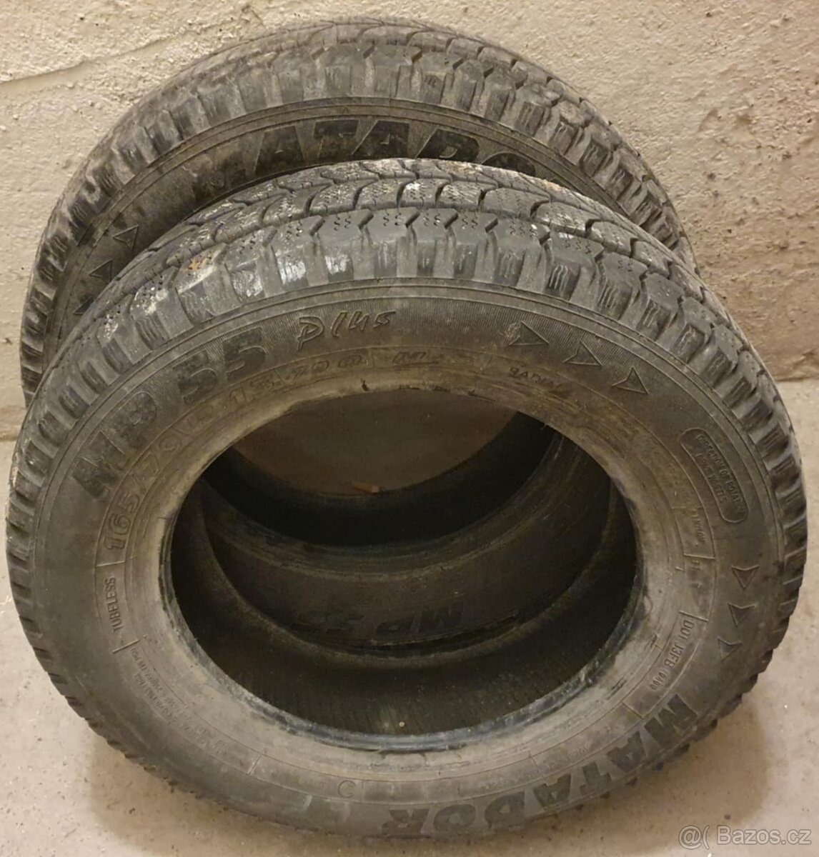 PNEU 165/70/13,MATADOR,ZIMNI,2 KUSY,VZOREK 5MM,OBE 300KC