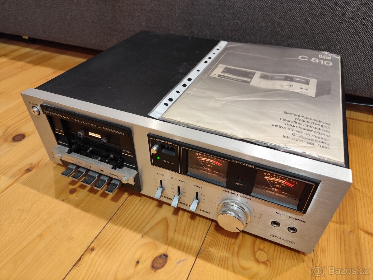 Japonský High End tape deck kazeťák DUAL C810 Cr DOLBY