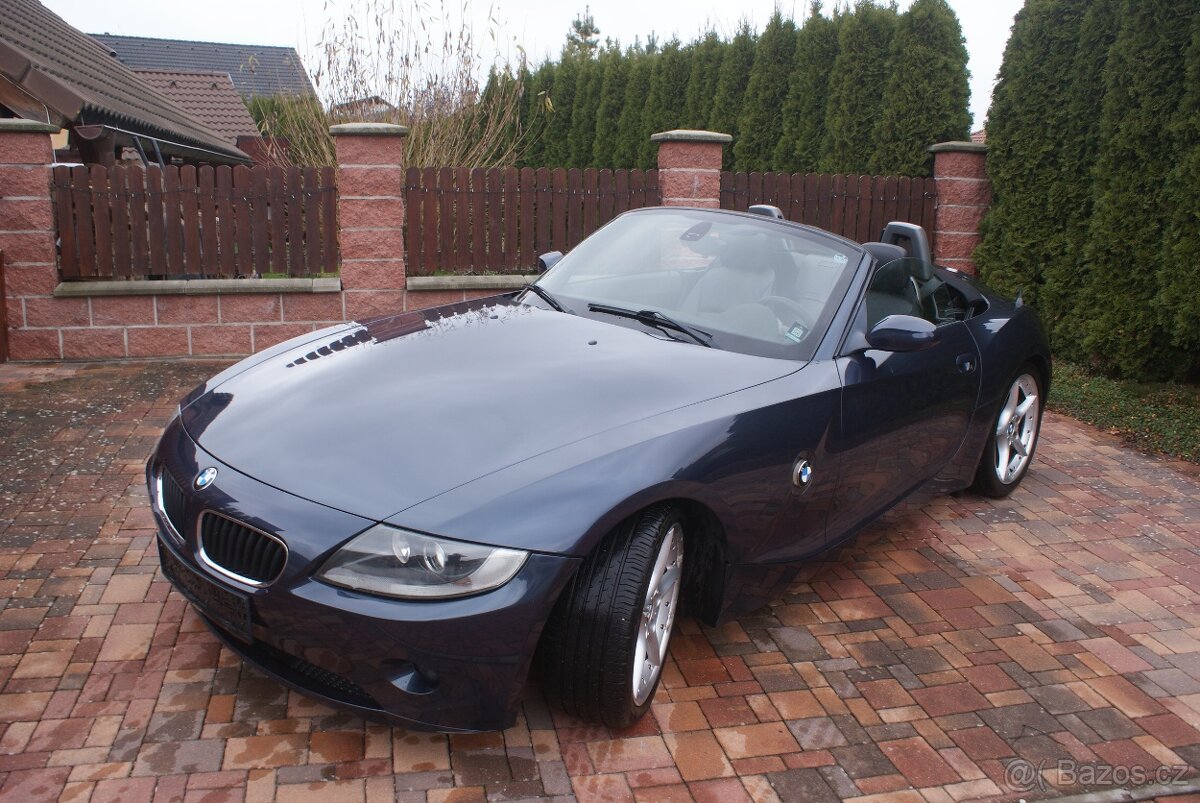BMW Z4 2.2i, MANUÁL, 2005, 179tis km, Dovoz DE, TOP STAV