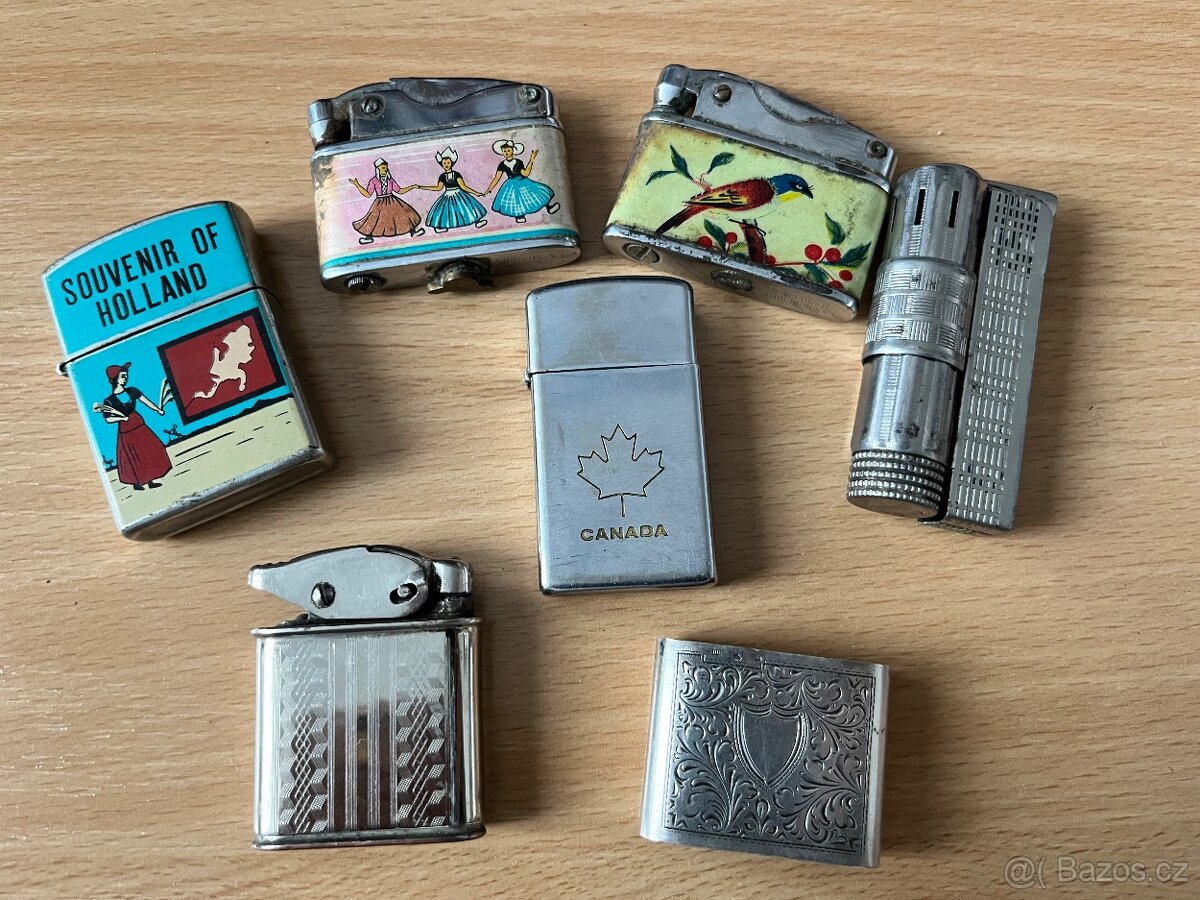 Staré zapaľovače aj Zippo a strieborné Kablo, Imco Gunlite