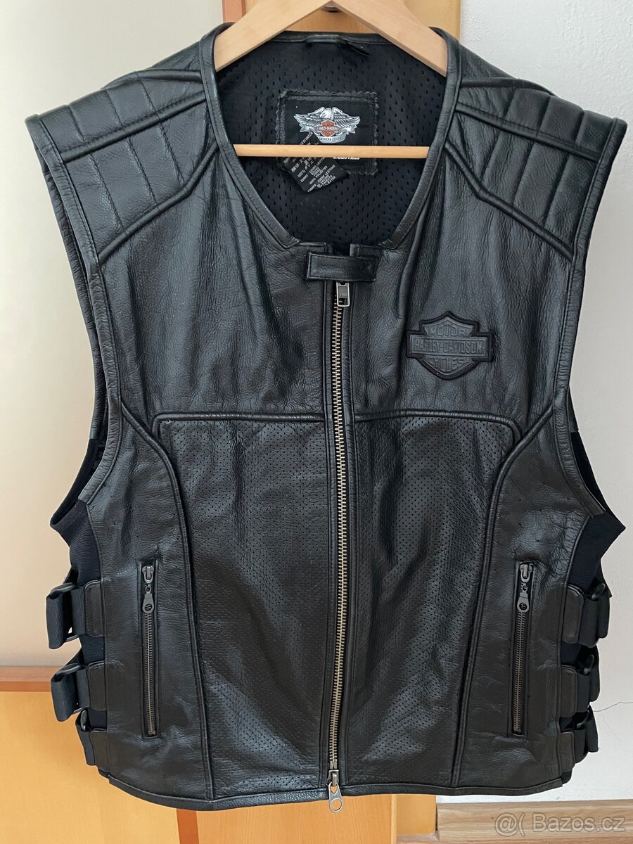 Harley Davidson kožená vesta