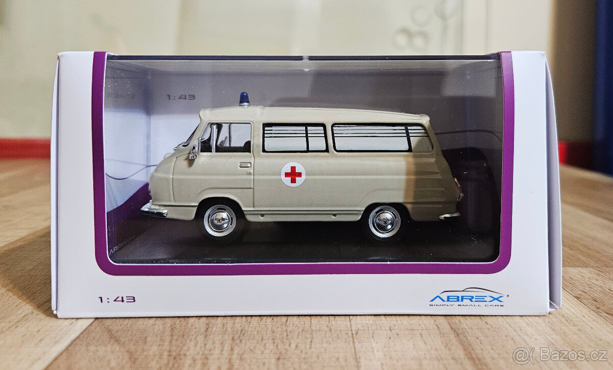 Abrex Škoda 1203 (1974) 1:43 - Sanitní Vůz s majákem FER