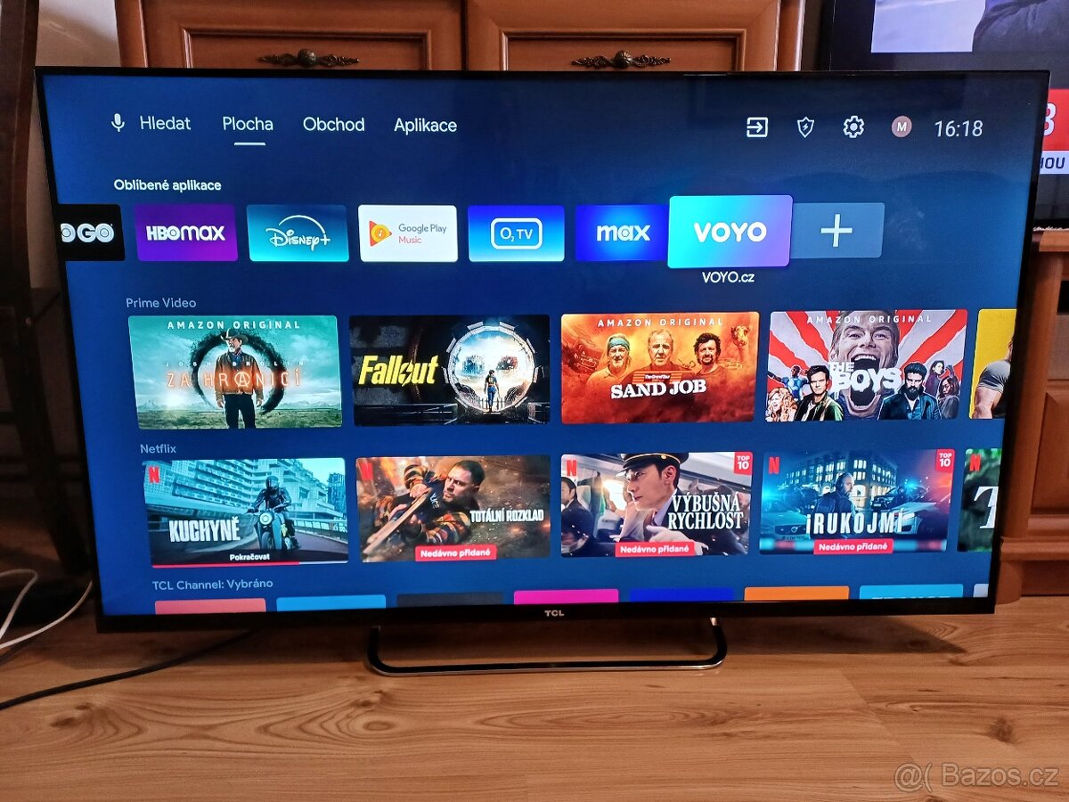 4K Android Smart TV TCL 50EP680-úhlopříčka 125cm