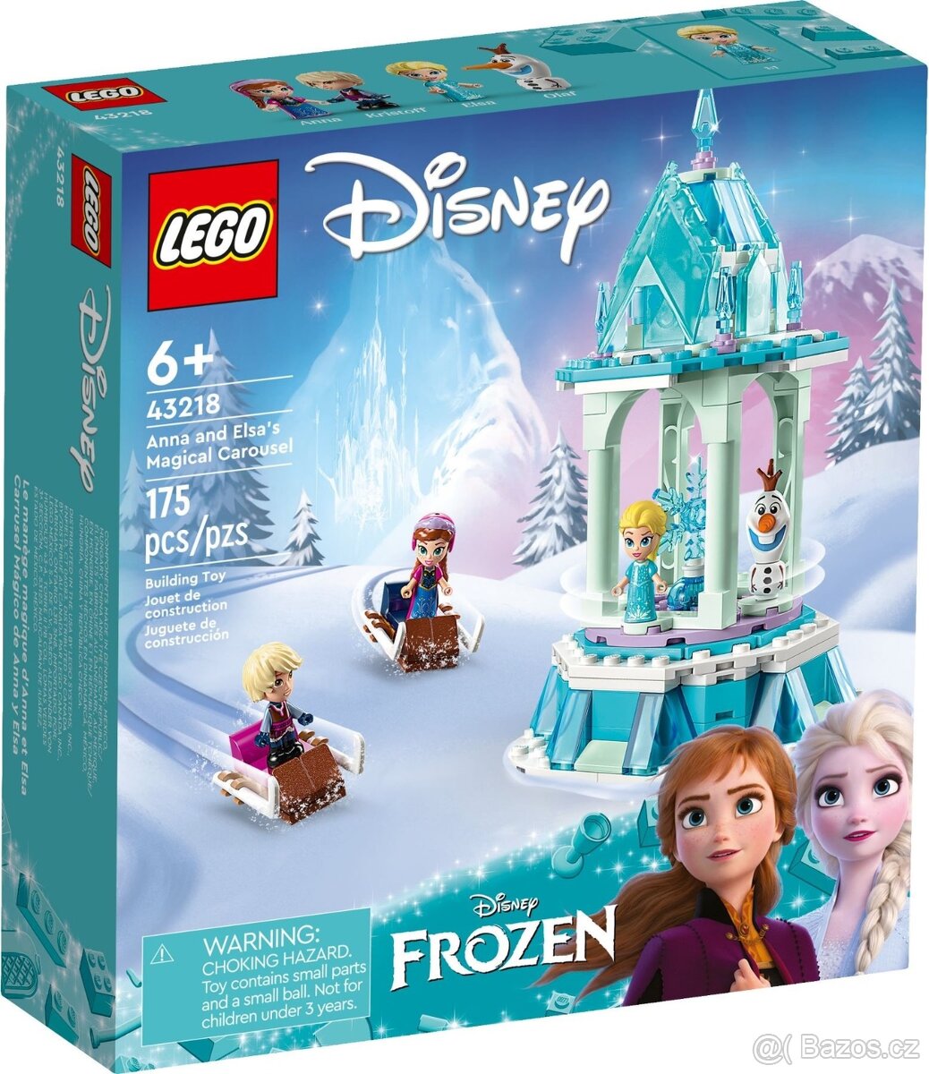 LEGO Disney 43218 kouzelný kolotoč Anny a Elsy
