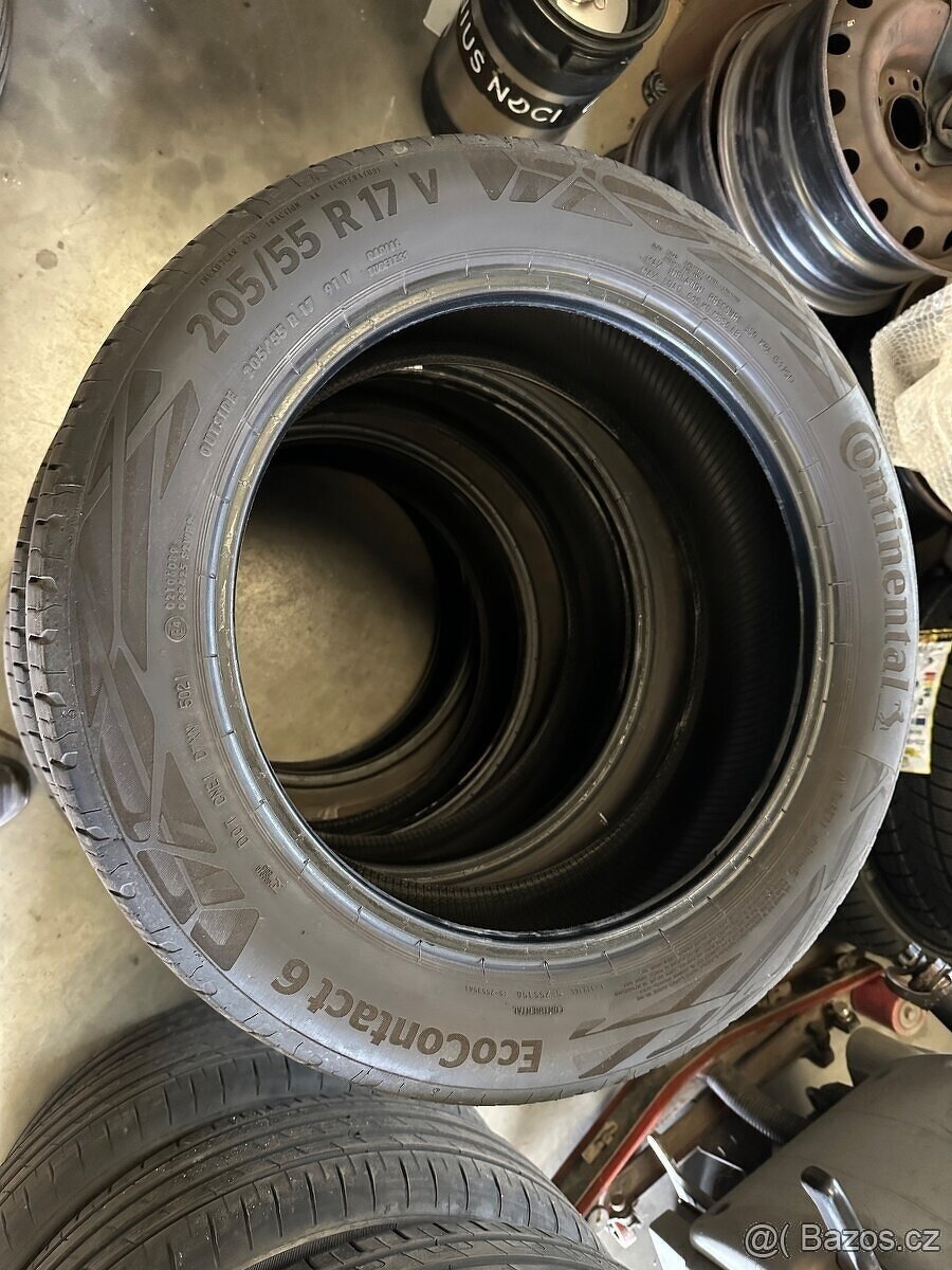 Continental 205/55/17 DOT21 letní sada pneu