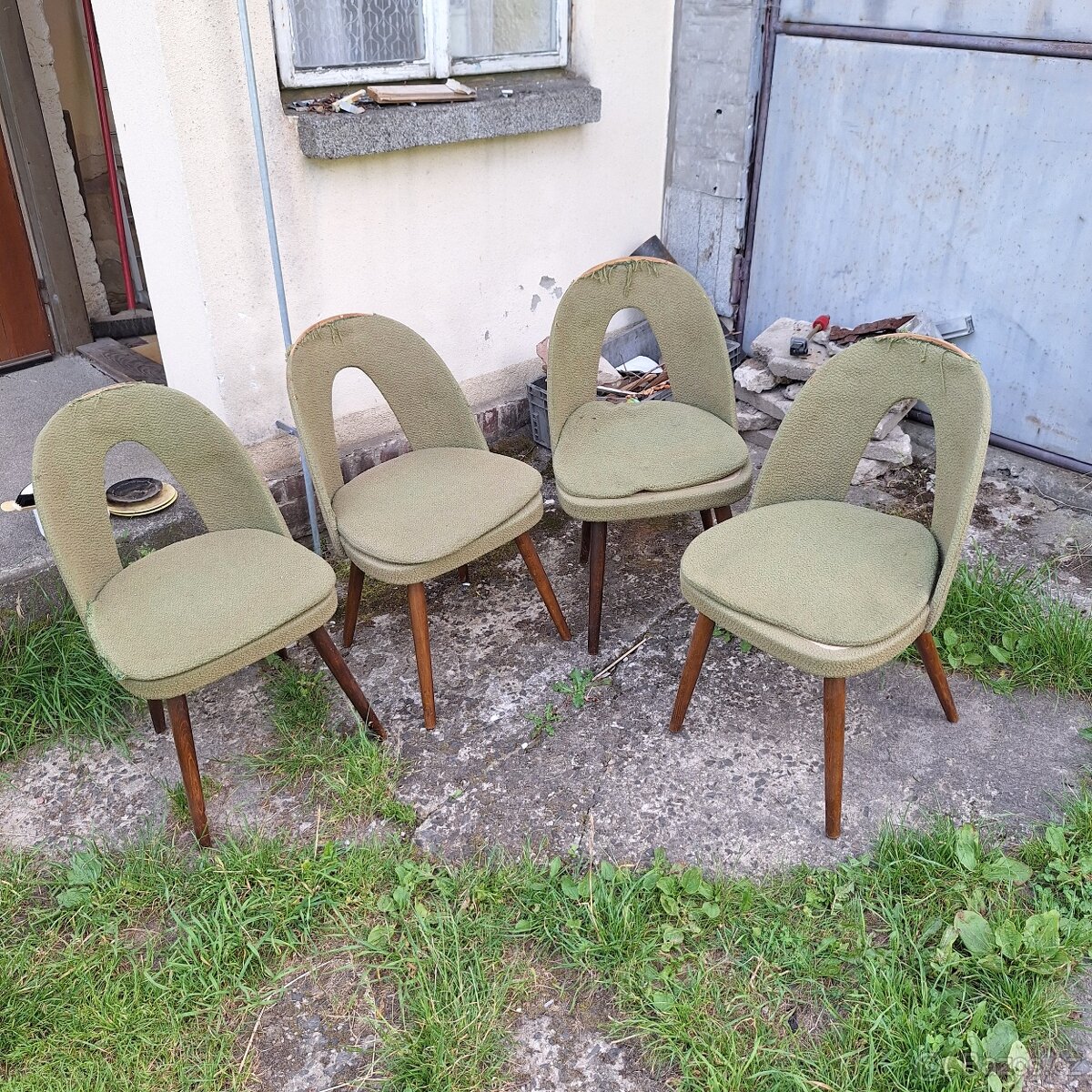Retro 4 židle Antonín Šuman