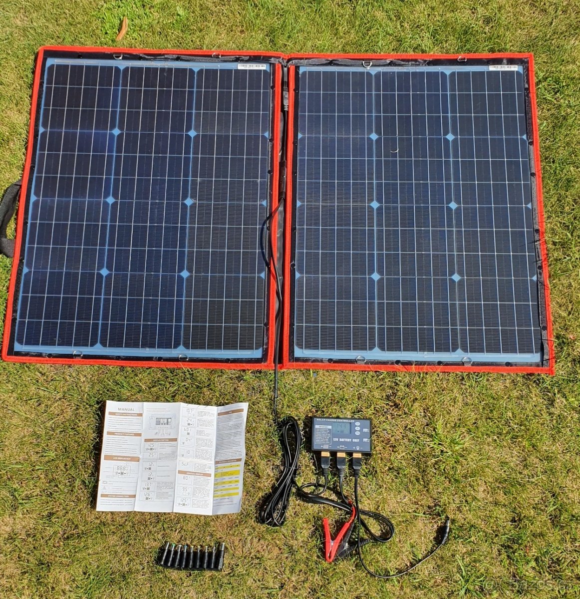 Solární nabíjecí skládací kufr flexibilní 110W - obytný vůz
