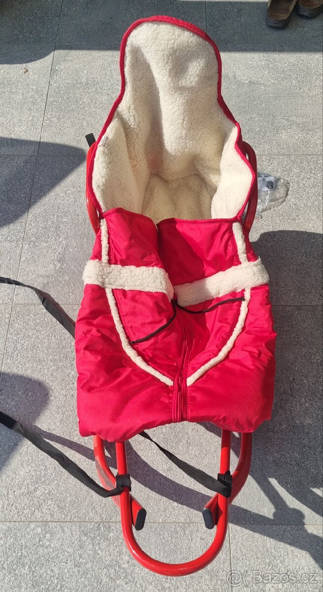Sáně Piccolino, červené