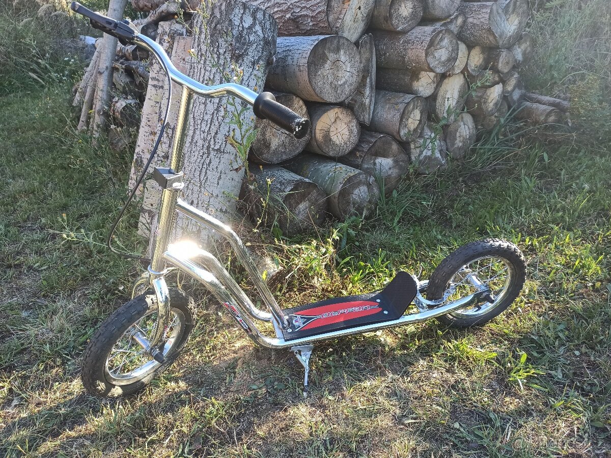 Dětská koloběžka Olpran stříbrná
