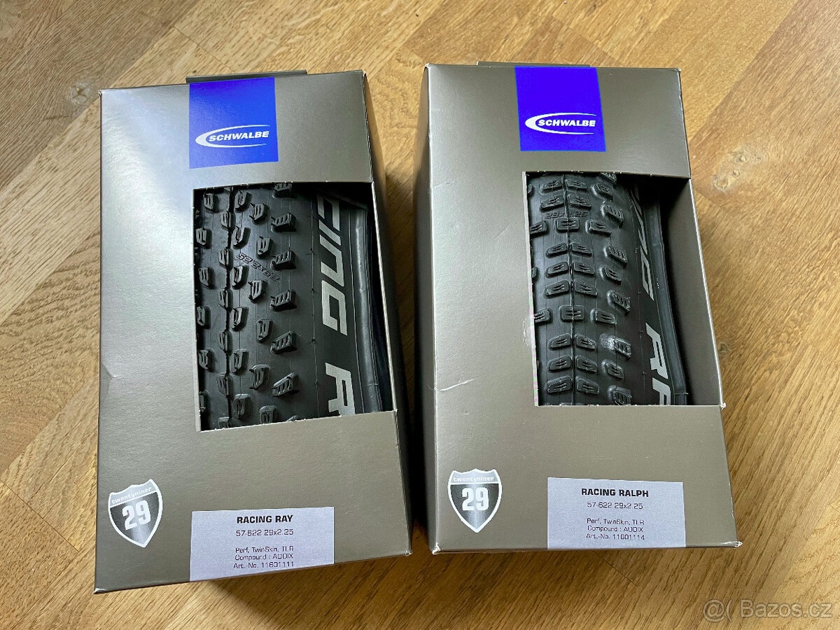 plášť 29 x 2.25 Schwalbe Racing Ray a Racing Ralph