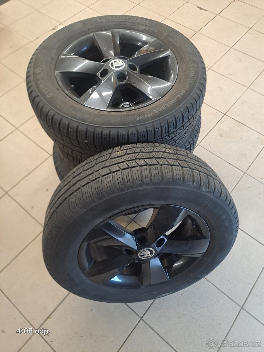 ZIMNÍ - Škoda Karoq - originální ALU disky 5x112 R16