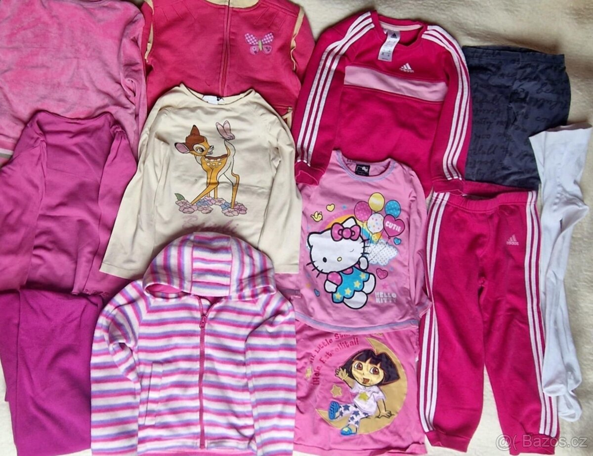ZNAČKOVÉ OBLEČENÍ VEL 104,PO JEDNOM DÍTĚTI,BAVLNA,ADIDAS