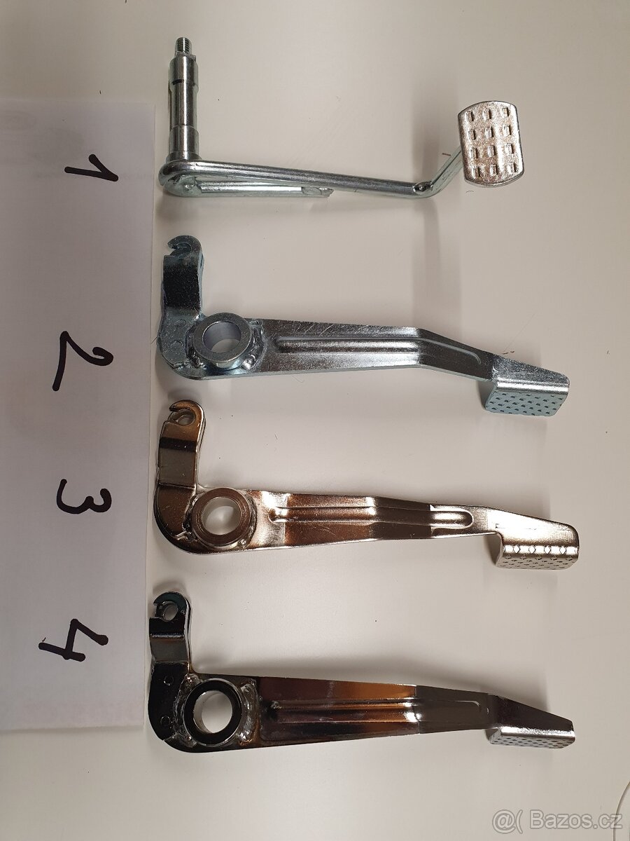 Jawa 50 pionýr páka zadní brzdy 550,555,05,20,21,23