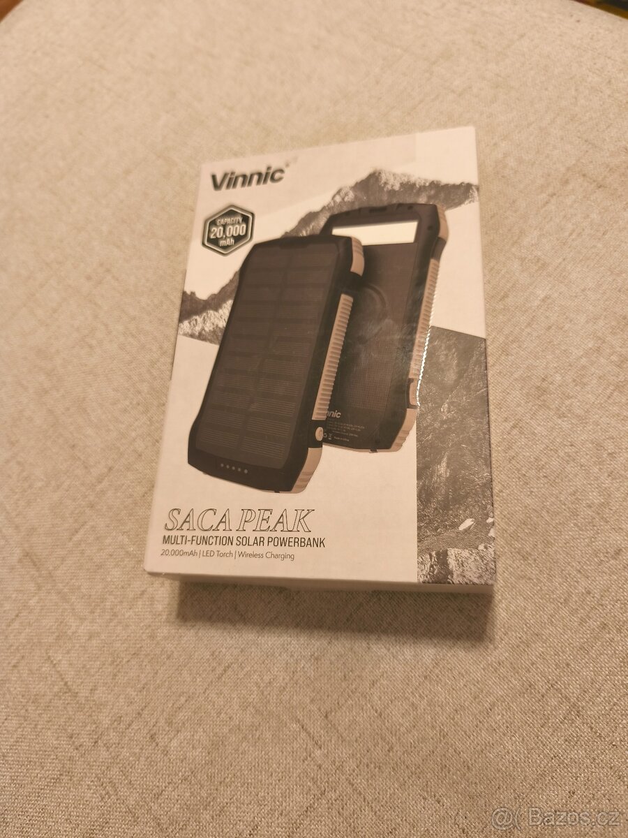 Vinnic SACA PEAK Solar Powerbank 20 000 mAh