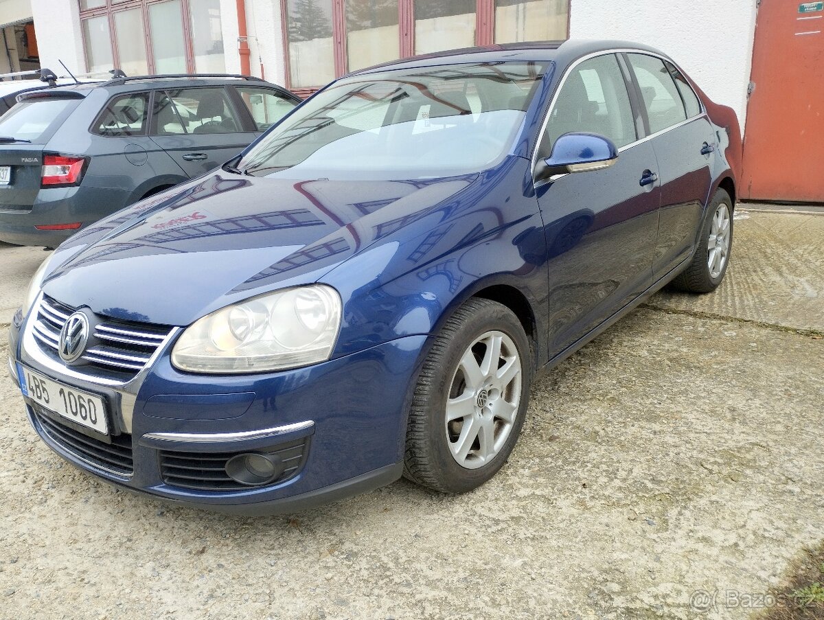 VW Jetta, 2006, 1,6 benzín 75 kW, 2. majitel ČR