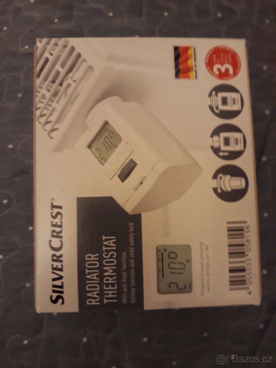 Hlavice pro radiátor digitální - zcela nová