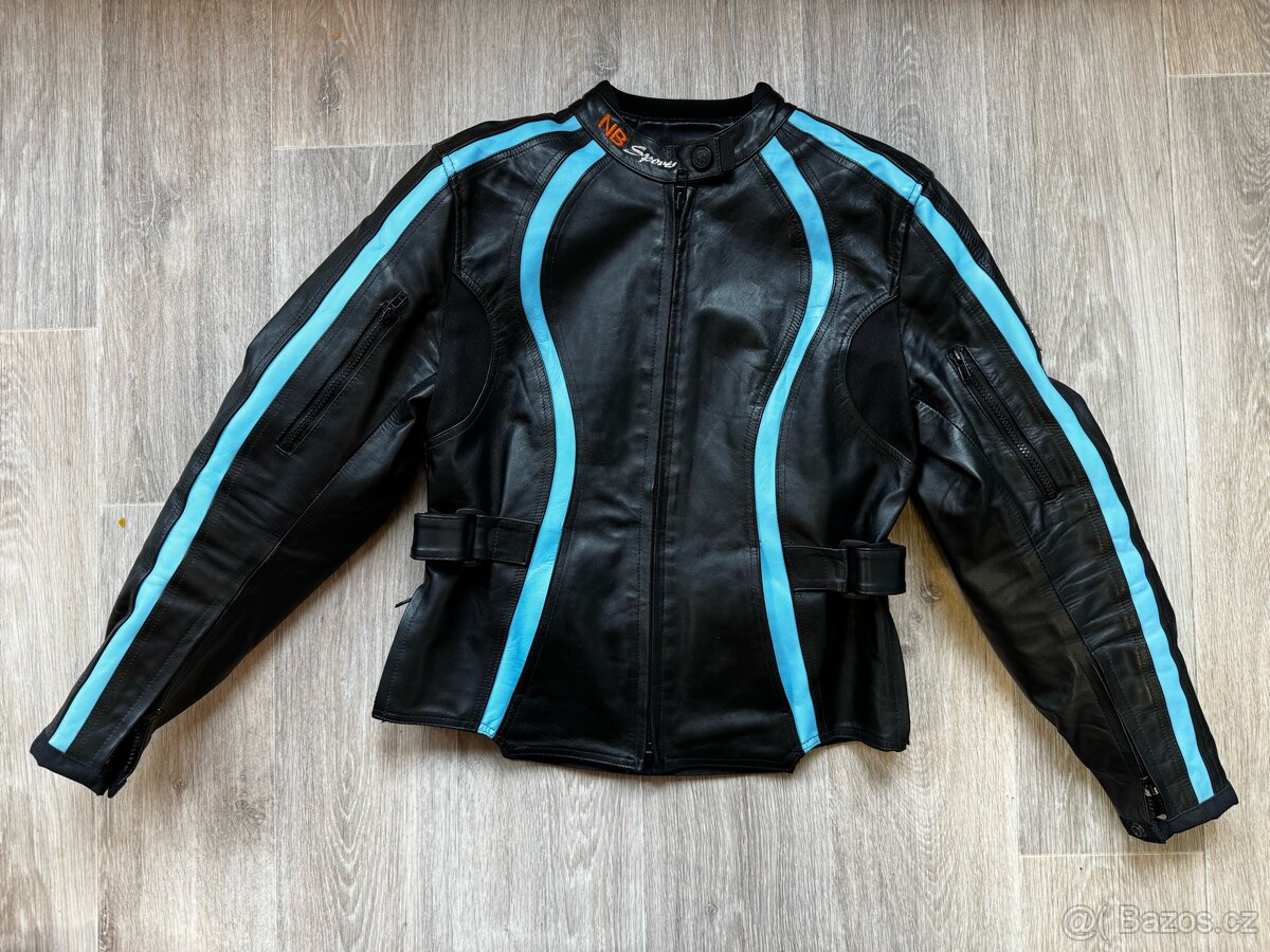 Kožená bunda dámská velikost S - 3krát použitá jako nová