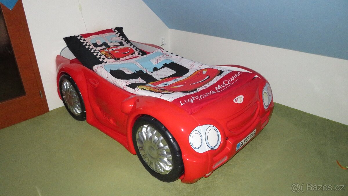 Dětská auto postel SLEEPCAR včetně matrace a roštu