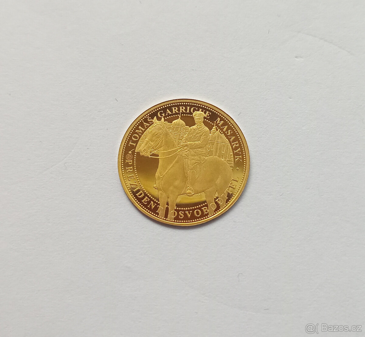 Pamětní zlatá medaile Tomáš Garrigue Masaryk – ryzí zlato 99