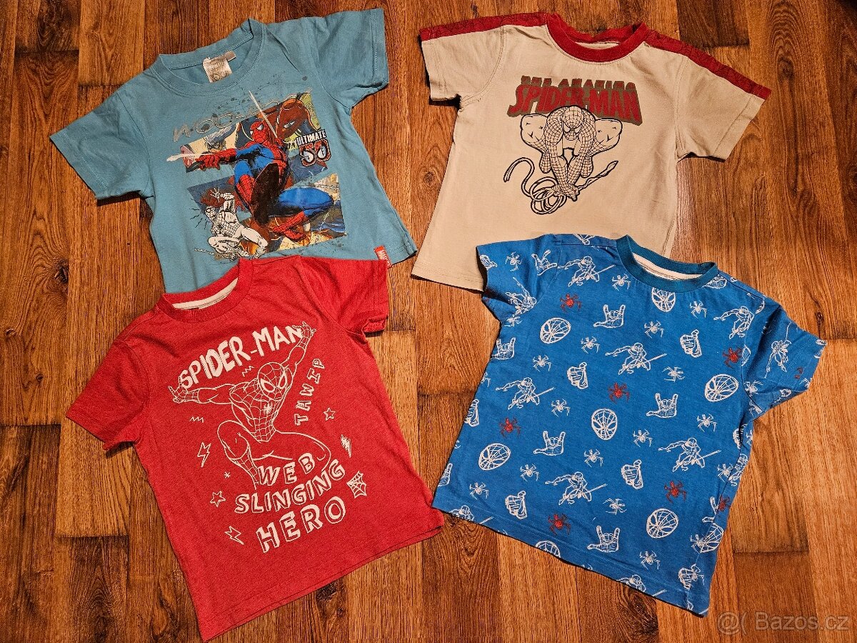 Tričko 3-4 roky, 4 ks
