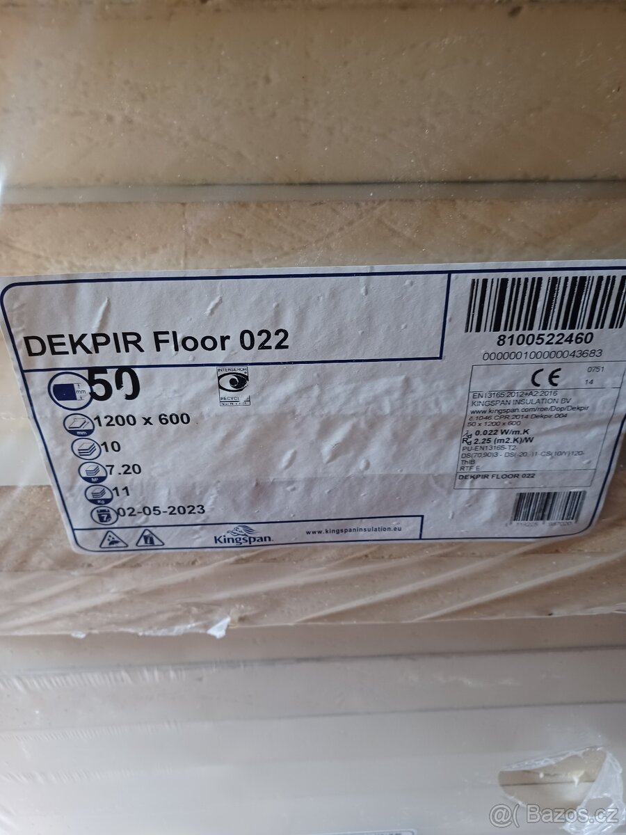 Tepelná izolace Dekpir floor 022