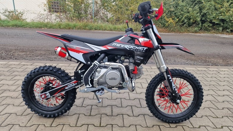 Pitbike DK110 14/12 řazení bez spojky poloautoma, el startér