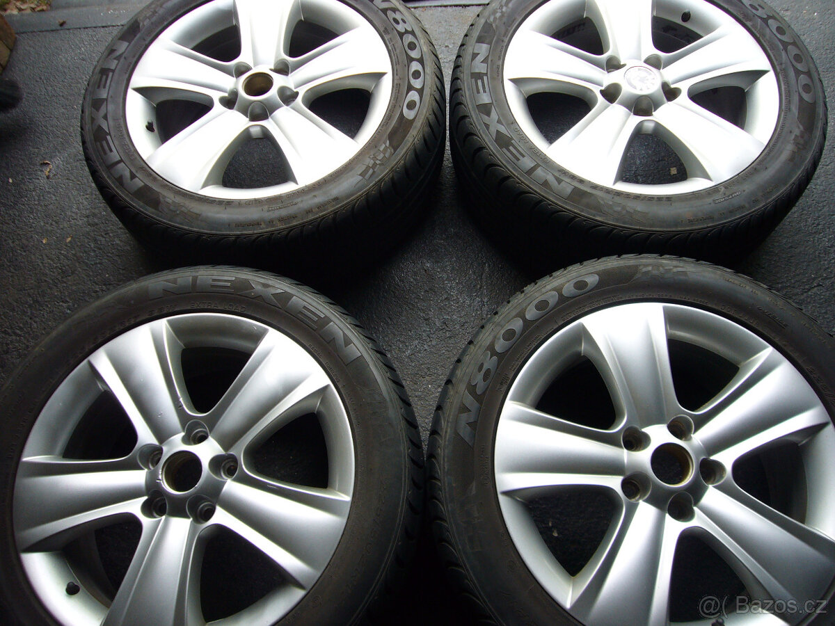 LETNÍ ALU KOLA orig.ŠKODA YETI 17" 5x112 7" et-45,stř.-57,