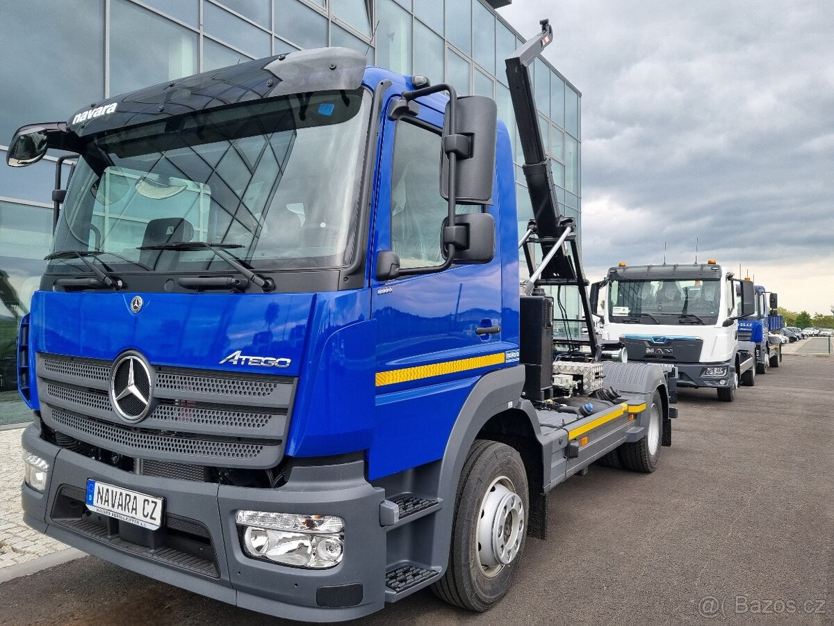 NEJETÝ MERCEDES ATEGO 1627 NOSIČ KONTEJNERU 10T