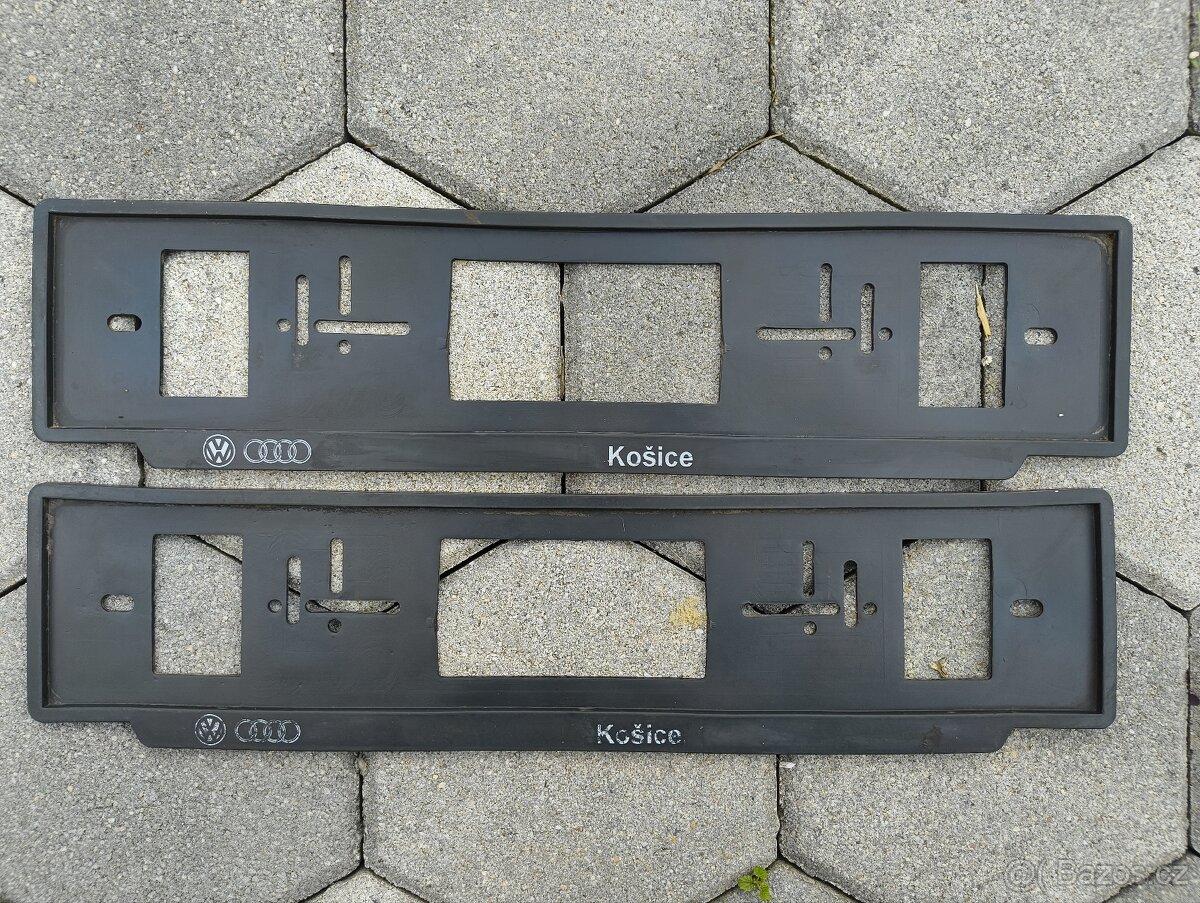 Raritní držáky SPZ VW/Audi