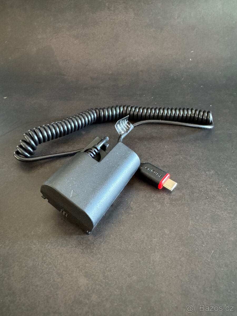 Dummy baterie Canon LP-E6 s USB-C