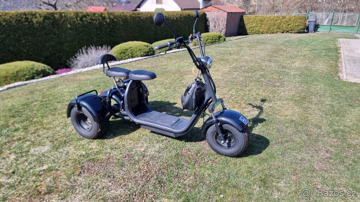 Prodám elektrickou tříkolku ECO WHEEL dvoumistnou