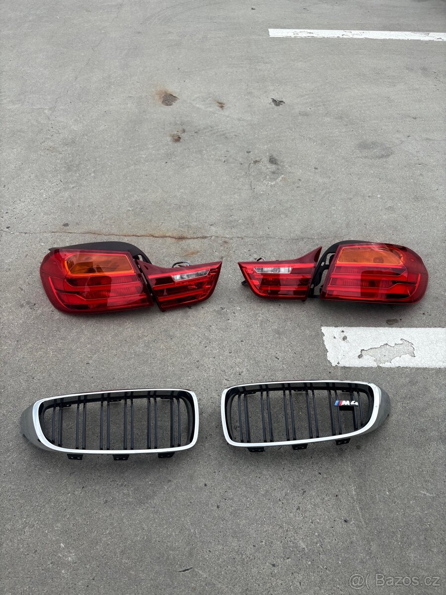 BMW f82 M4 zadní světla + ledvinky