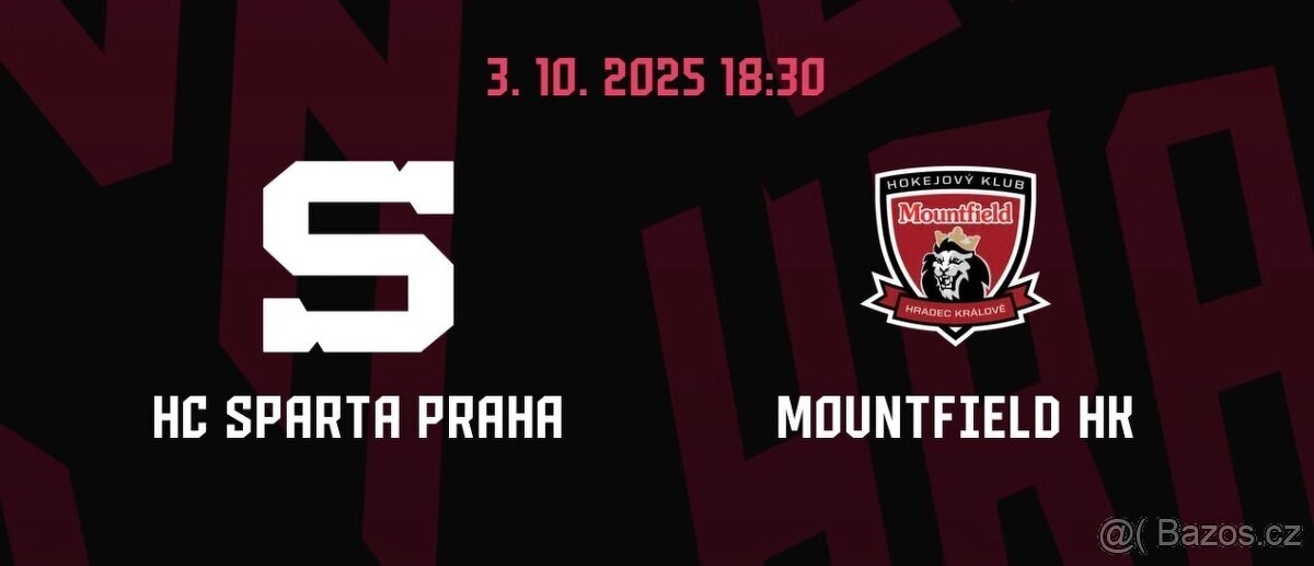 Hc sparta praha- Mountfield HK