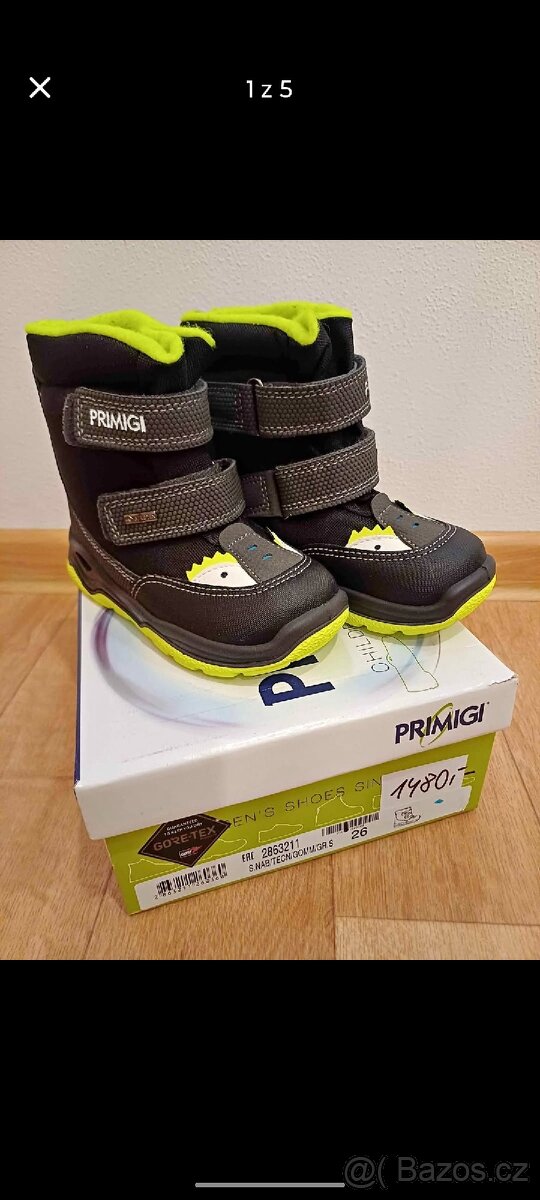 Nové zimní dětské boty Primigi vel. 26